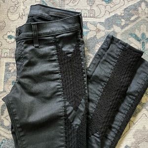 Rag and bone embroidery pants black 🖤